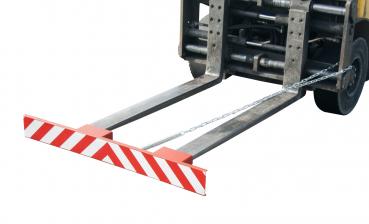 Bauer, Gabelzinkenschild GZS, lackiert, Feuerrot